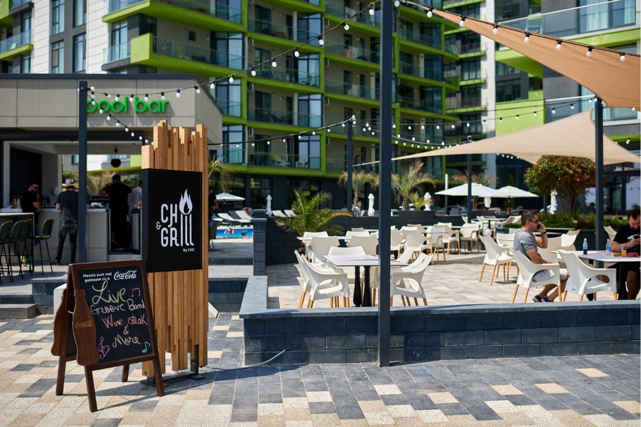 Sunfest Aparthotel Pool & Spa Mamaia Nord Năvodari Екстериор снимка